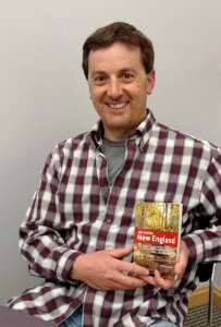 Author Jeff Romano with his latest book