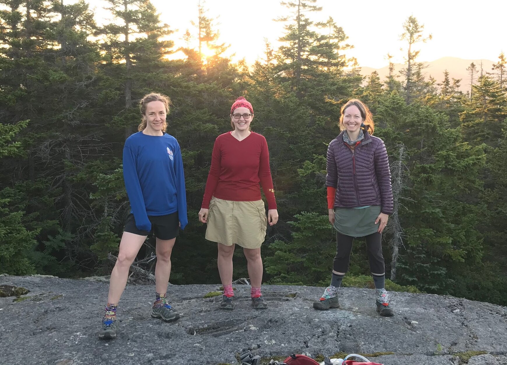 Sunrise on Poplar Ridge along the Appalachian Trail in Maine